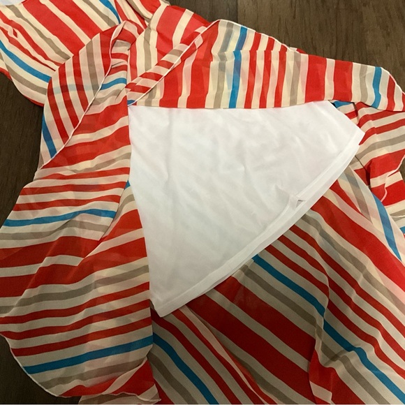 NWT Urban Cowgirl Red Light Charming Sleeveless Striped - Picture 8 of 12